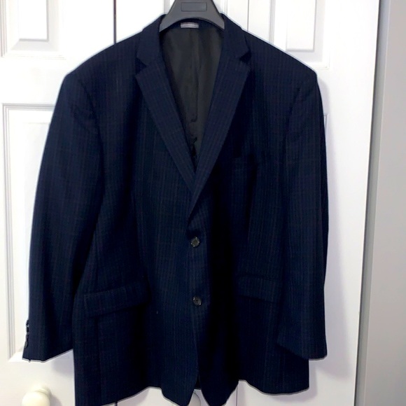 Jos. A bank blue color stripe